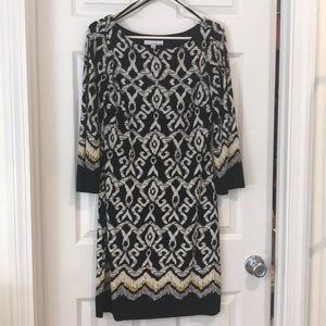 3/4 length sleeve dress